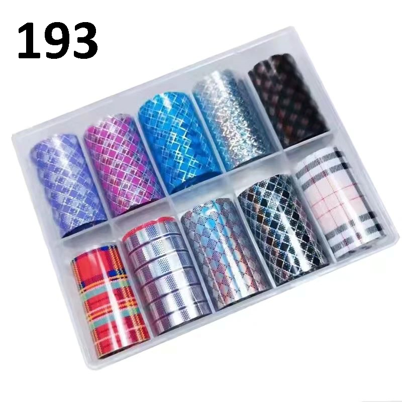 Transfer nail foil box