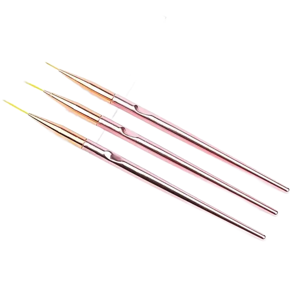 Nail Art Finleiner Rose Gold Set 3 (Brush)