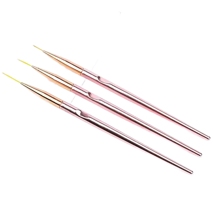Nail Art Finleiner Rose Gold Set 3 (Brush)