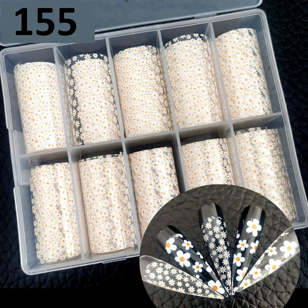 Transfer nail foil box
