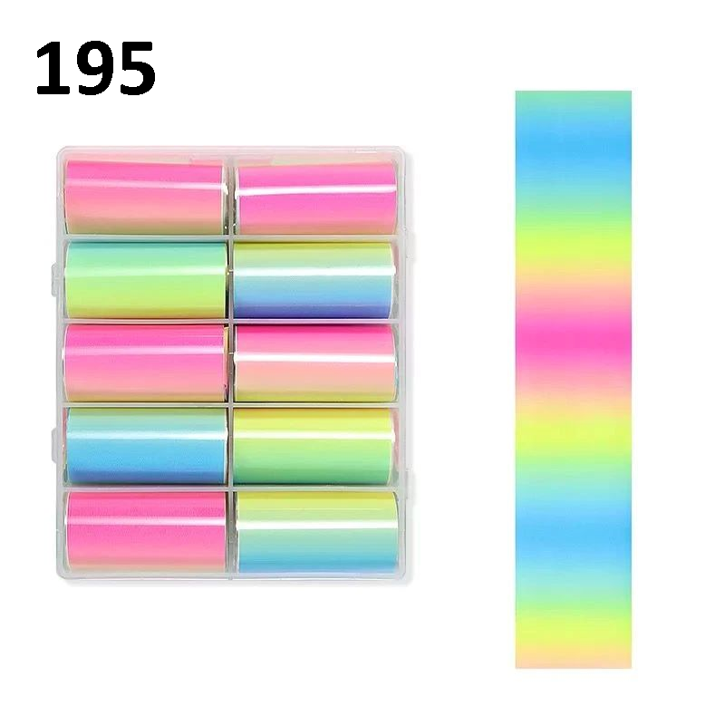 Transfer nail foil box
