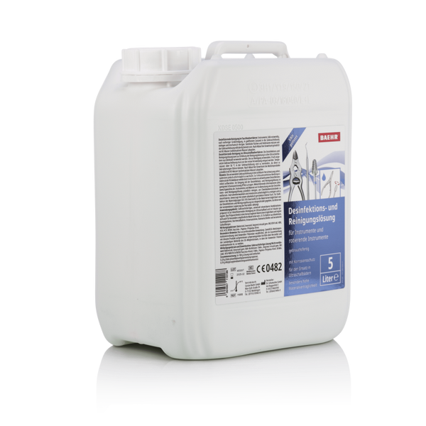 Disinfectant and cleaning solution for instruments + cutters, 5000 ml