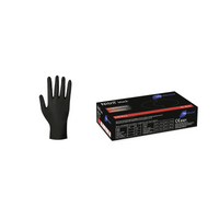 Gloves nitrile black, size S latex-free 1 pack (100 pieces)
