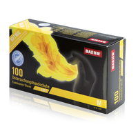 Copy of gloves nitrile black, size M latex-free 1 pack (100 pcs.)