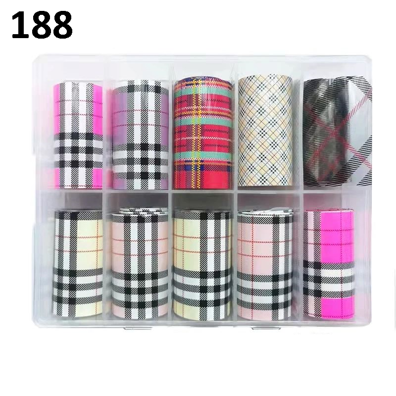 Transfer nail foil box
