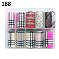 Transfer nail foil box