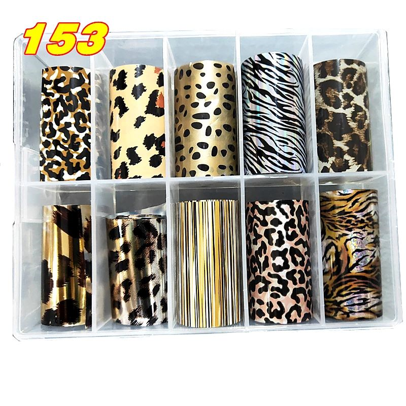 Transfer nail foil box