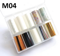 Transfer nail foil box