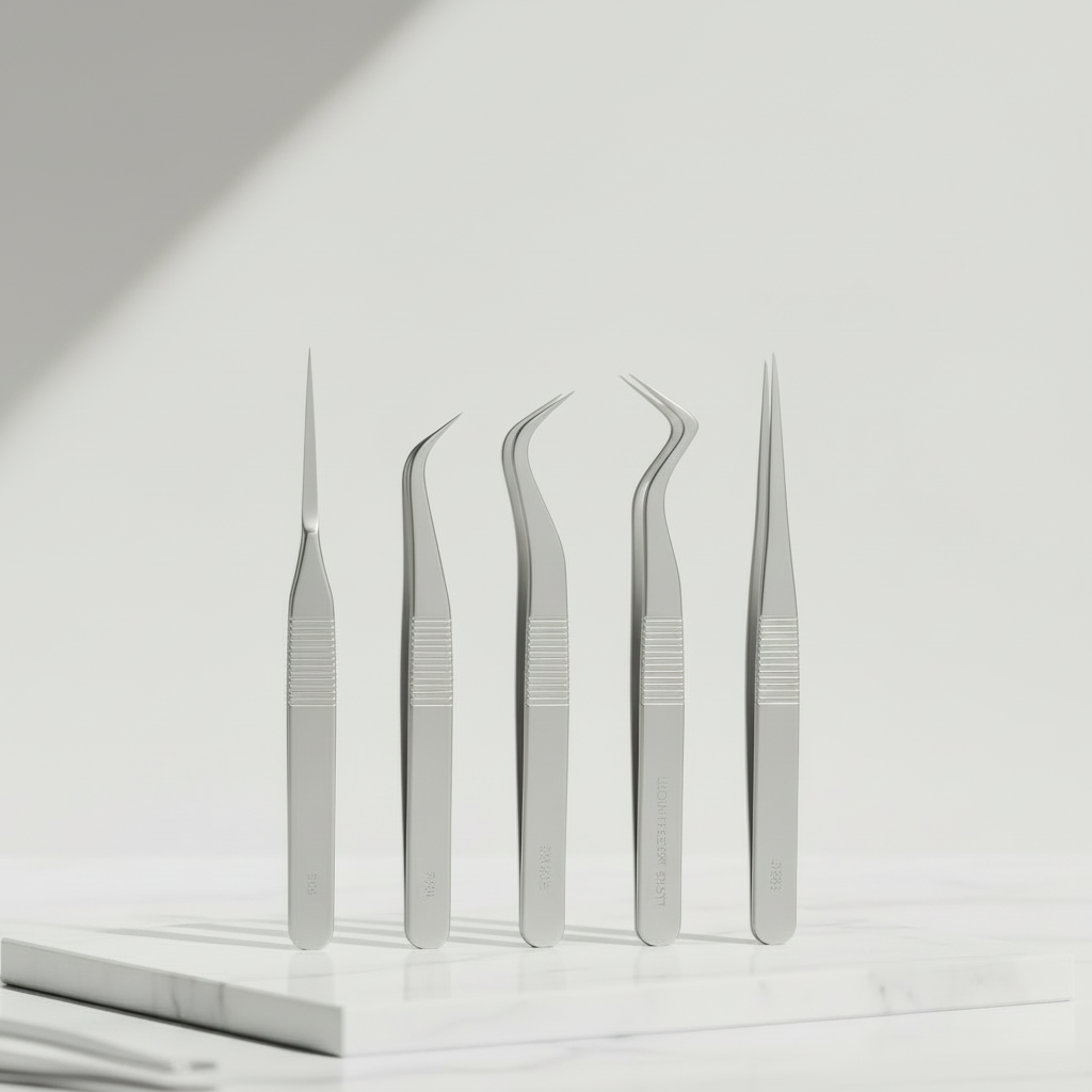 Eyelash tweezers