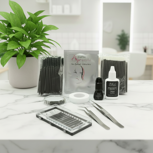 Silk Lashes Basis Wimpernverlängerung 1:1 Technik Starter Set/ Kit