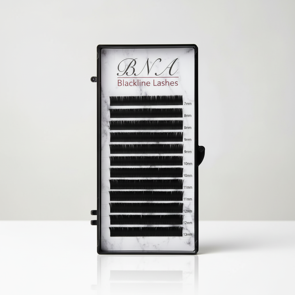 Wimpernverlängerung 1:1 Technik Silk-Lashes - J- 0,20 Classic