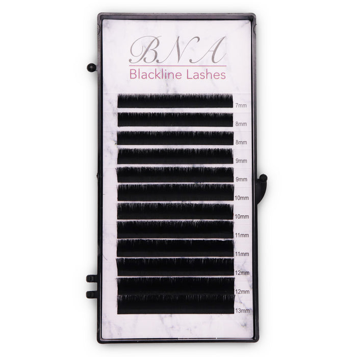 Eyelash extension volume technique Easy Fan Lashes -C- 0.05 volume mix box