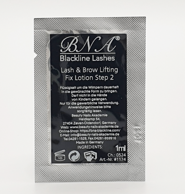 Lash & Brow  Lifting FIx Lotion Sachet Step 2