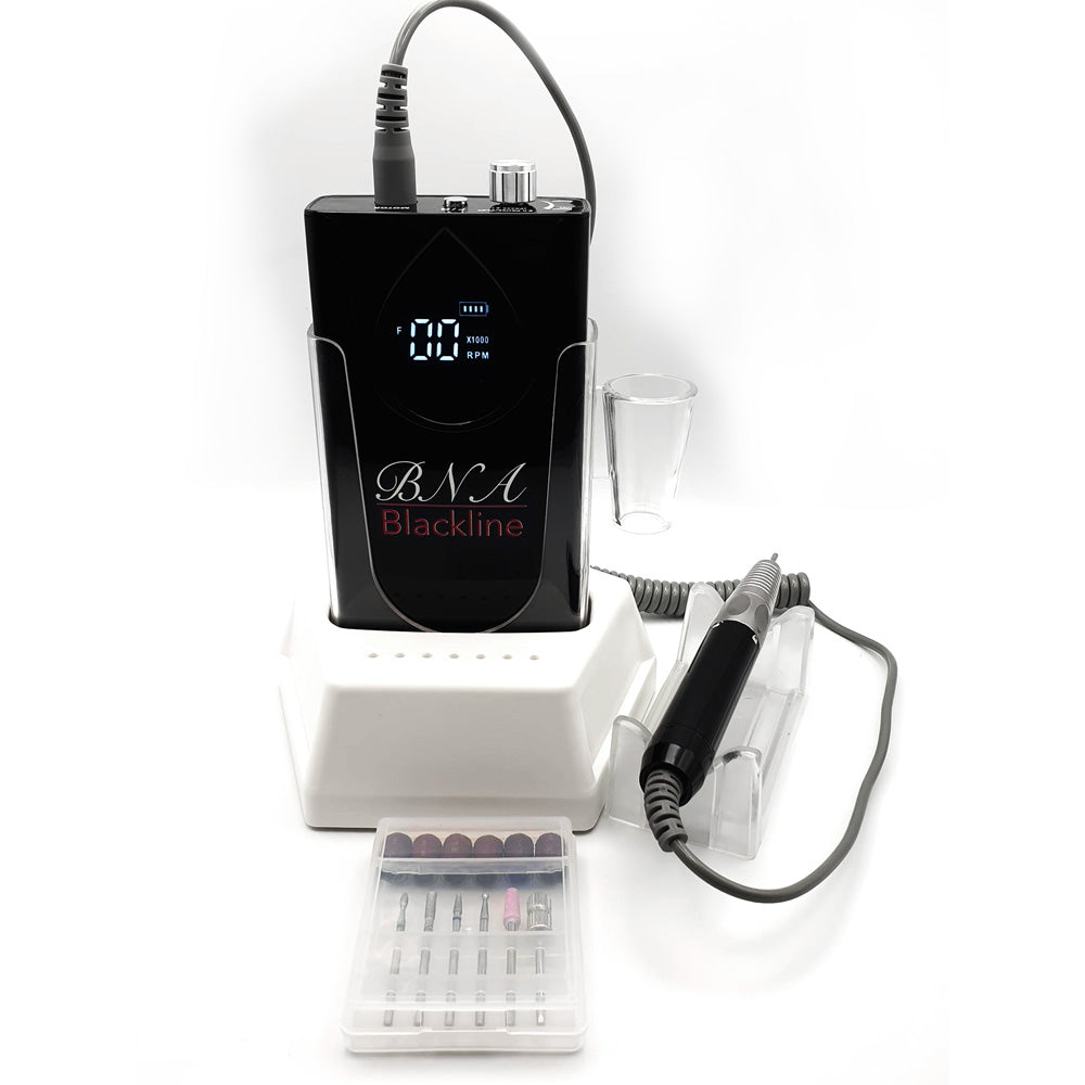 Performance cordless milling cutter with 6 bits