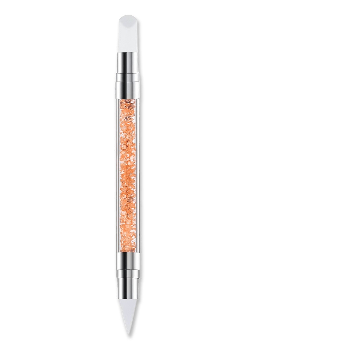 Nail Art Silikonpinsel mit Strasssteinen