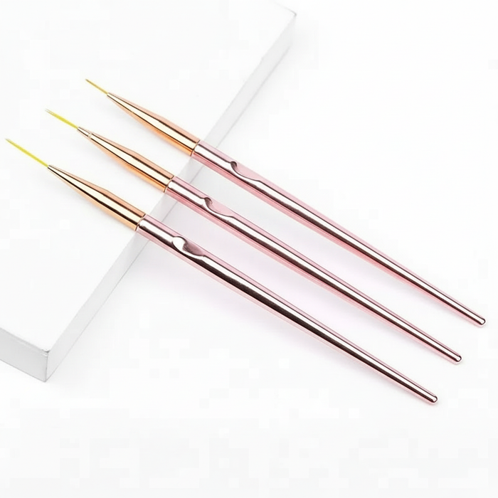 Nailart Finleiner Rose Gold Set 3 (Brush)