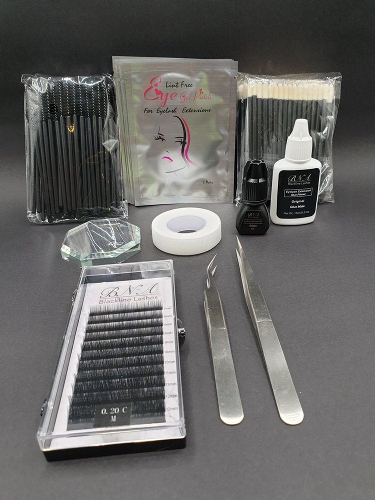 Silk Lashes Basic Eyelash Extensions 1:1 Technology Starter Set/Kit