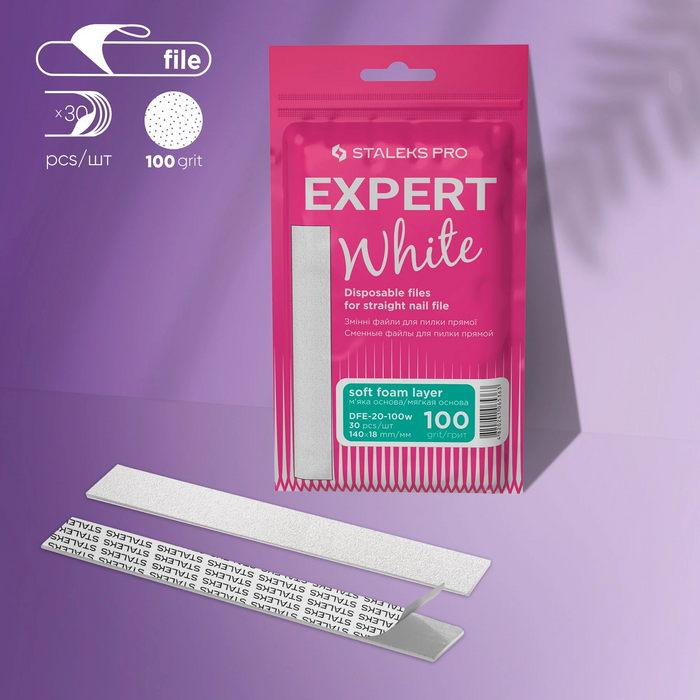 STALEKS Expert Wechselfeilen gerade mit softer Unterlage selbstklebend 30 Stck.