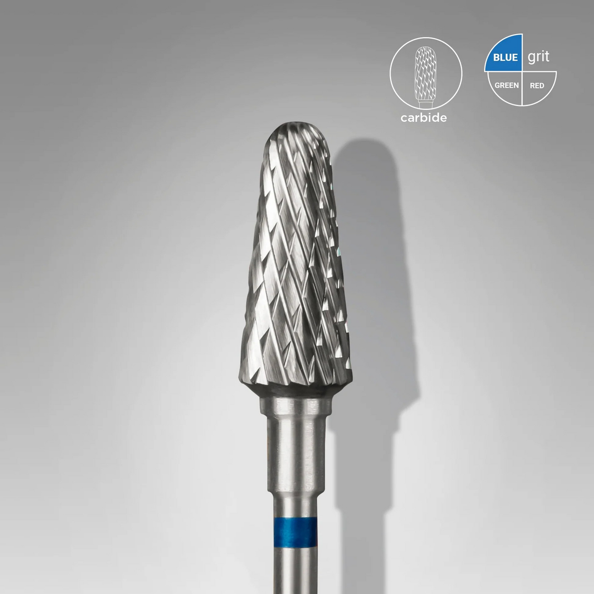 STALEKS EXPERT Hartmetallfräser „stumpfer Kegel“ blau, Durchmesser 6 mm, Arbeitsteil 14 mm