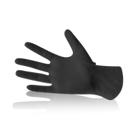Gloves nitrile black, size S latex-free 1 pack (100 pieces)